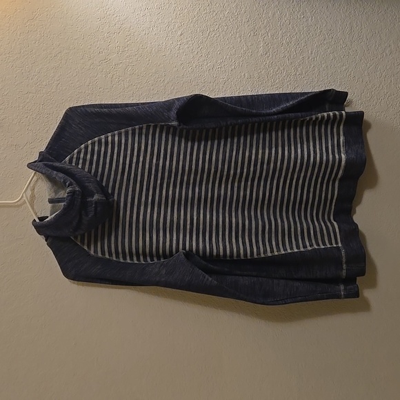 Native Code 1/4-zip Hooded Sweatshirt - Navy - Large - Picture 8 of 11